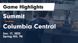 Summit  vs Columbia Central  Game Highlights - Jan. 17, 2023
