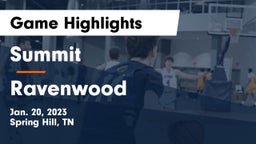 Summit  vs Ravenwood  Game Highlights - Jan. 20, 2023