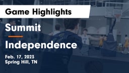 Summit  vs Independence  Game Highlights - Feb. 17, 2023