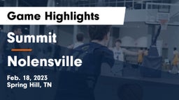 Summit  vs Nolensville  Game Highlights - Feb. 18, 2023