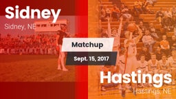 Matchup: Sidney  vs. Hastings  2017