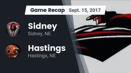 Recap: Sidney  vs. Hastings  2017