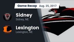Recap: Sidney  vs. Lexington  2017