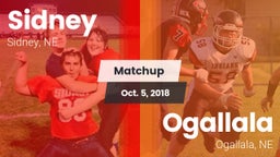 Matchup: Sidney  vs. Ogallala  2018