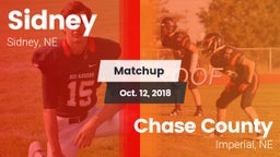 Matchup: Sidney  vs. Chase County  2018