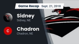 Recap: Sidney  vs. Chadron  2018