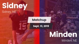 Matchup: Sidney  vs. Minden  2019