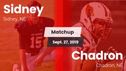 Matchup: Sidney  vs. Chadron  2019