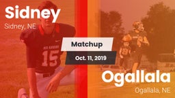 Matchup: Sidney  vs. Ogallala  2019