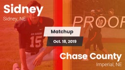 Matchup: Sidney  vs. Chase County  2019