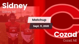 Matchup: Sidney  vs. Cozad  2020