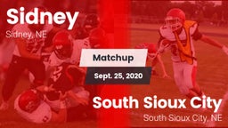Matchup: Sidney  vs. South Sioux City  2020