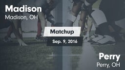Matchup: Madison  vs. Perry  2016