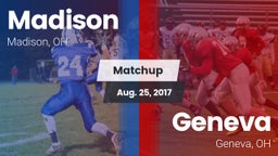 Matchup: Madison  vs. Geneva  2017