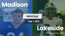 Matchup: Madison  vs. Lakeside  2017