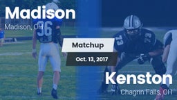 Matchup: Madison  vs. Kenston  2017