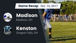 Recap: Madison  vs. Kenston  2017