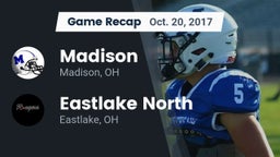 Recap: Madison  vs. Eastlake North  2017