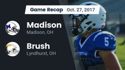 Recap: Madison  vs. Brush  2017