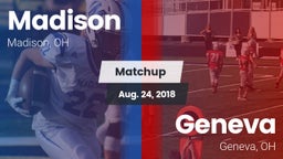 Matchup: Madison  vs. Geneva  2018