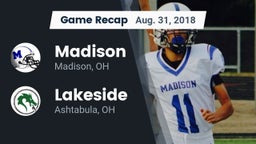 Recap: Madison  vs. Lakeside  2018