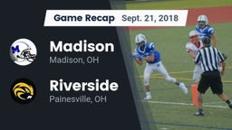 Recap: Madison  vs. Riverside  2018