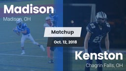 Matchup: Madison  vs. Kenston  2018