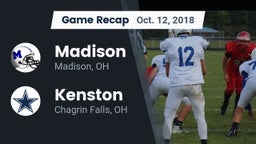Recap: Madison  vs. Kenston  2018