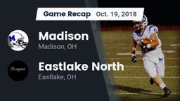 Recap: Madison  vs. Eastlake North  2018