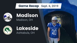 Recap: Madison  vs. Lakeside  2019