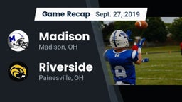 Recap: Madison  vs. Riverside  2019