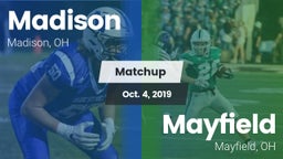 Matchup: Madison  vs. Mayfield  2019