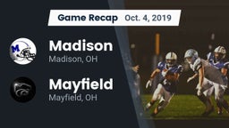 Recap: Madison  vs. Mayfield  2019