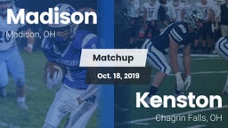 Matchup: Madison  vs. Kenston  2019