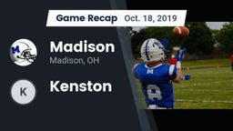 Recap: Madison  vs. Kenston 2019