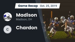 Recap: Madison  vs. Chardon 2019