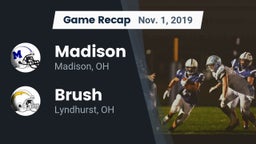 Recap: Madison  vs. Brush  2019