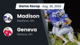 Recap: Madison  vs. Geneva  2020