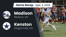 Recap: Madison  vs. Kenston  2020