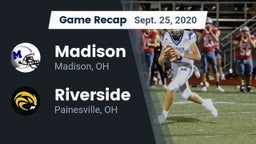 Recap: Madison  vs. Riverside  2020