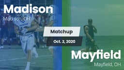 Matchup: Madison  vs. Mayfield  2020