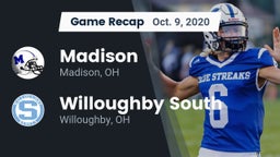 Recap: Madison  vs. Willoughby South  2020
