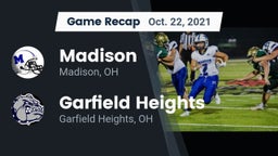Recap: Madison  vs. Garfield Heights  2021