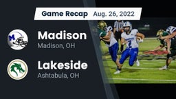 Recap: Madison  vs. Lakeside  2022