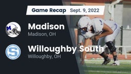 Recap: Madison  vs. Willoughby South  2022
