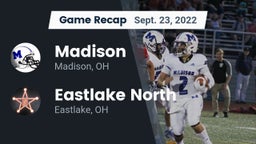 Recap: Madison  vs. Eastlake North  2022