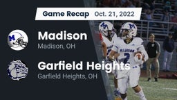 Recap: Madison  vs. Garfield Heights  2022