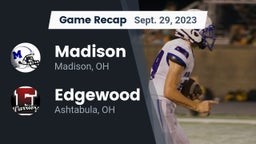 Recap: Madison  vs. Edgewood  2023