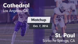 Matchup: Cathedral High vs. St. Paul  2016