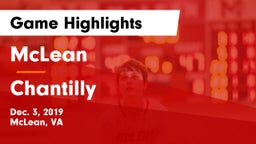 McLean  vs Chantilly  Game Highlights - Dec. 3, 2019